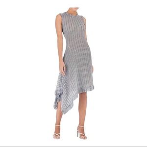 Elegant Gray Sleeveless Dress